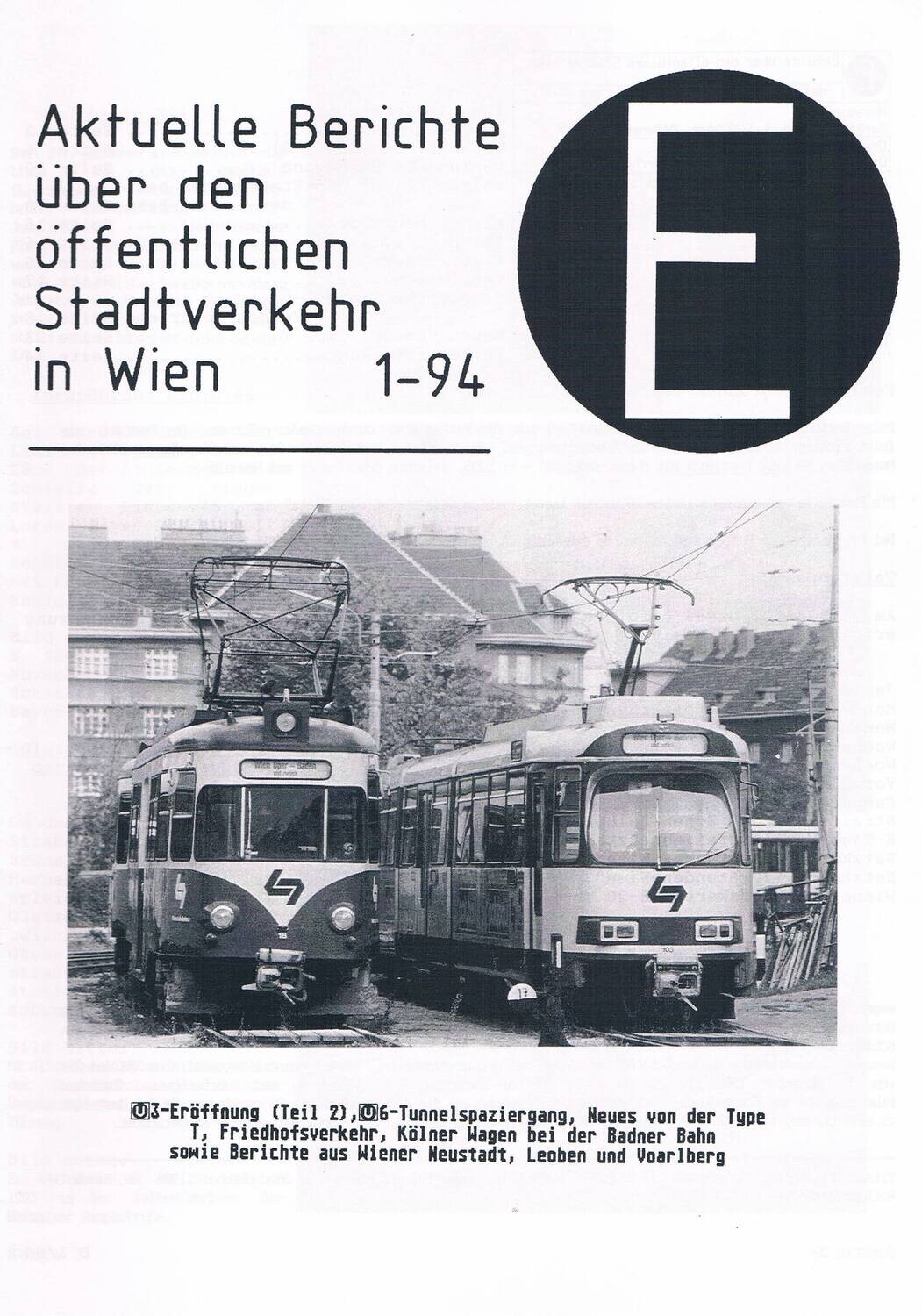 Aktuelle Berichte über den öffentlichen Stadtverkehr