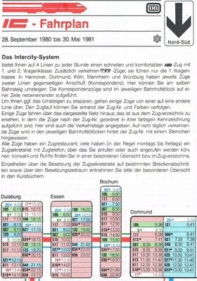 DB IC - Fahrplan | DB EC/IC - Fahrplan | DB EC/ICE/IC - Fahplan