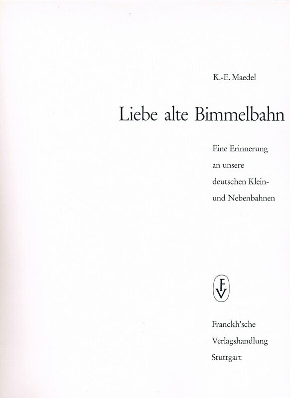Liebe alte Bimmelbahn