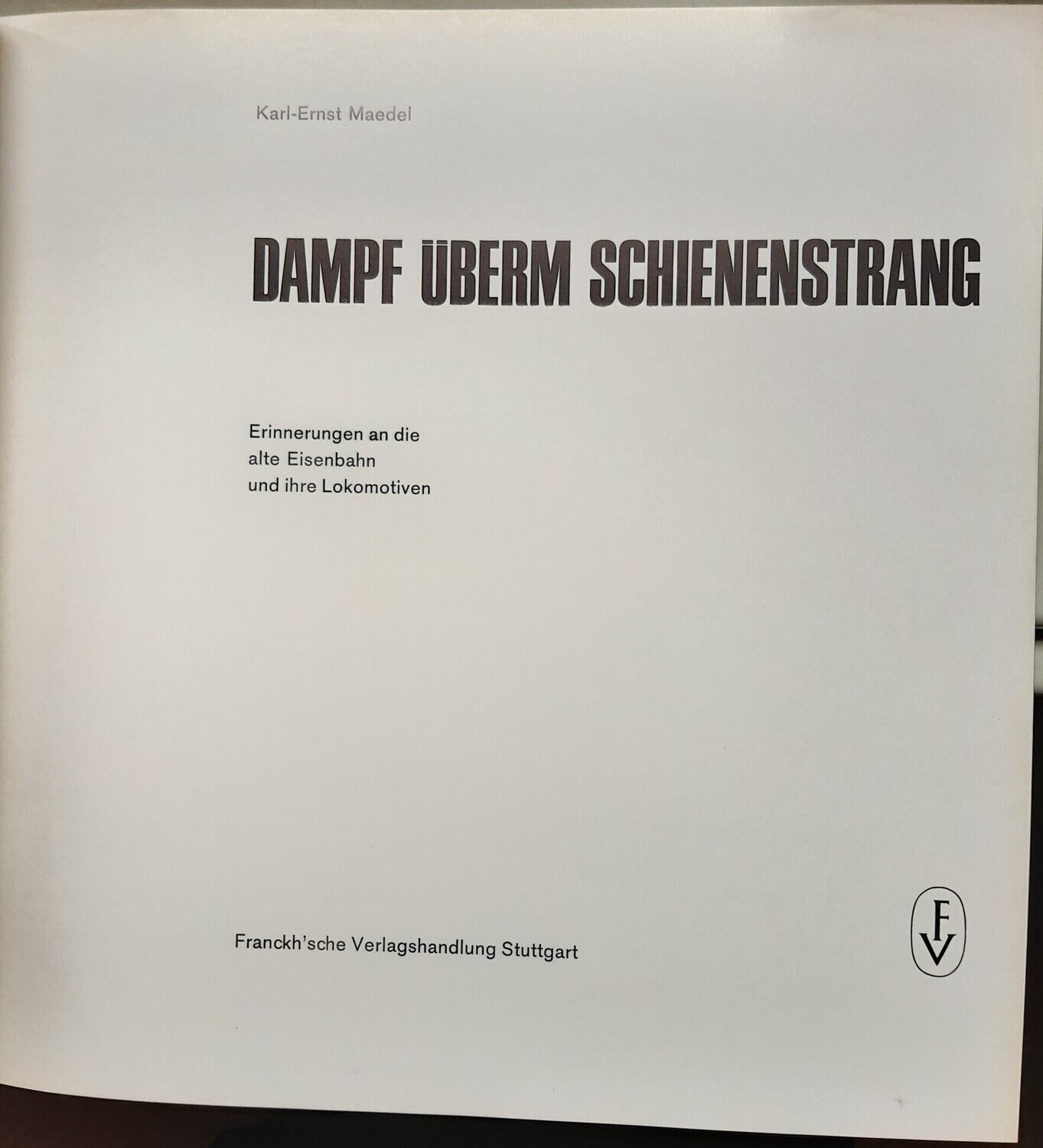 Dampf überm Schienestrang