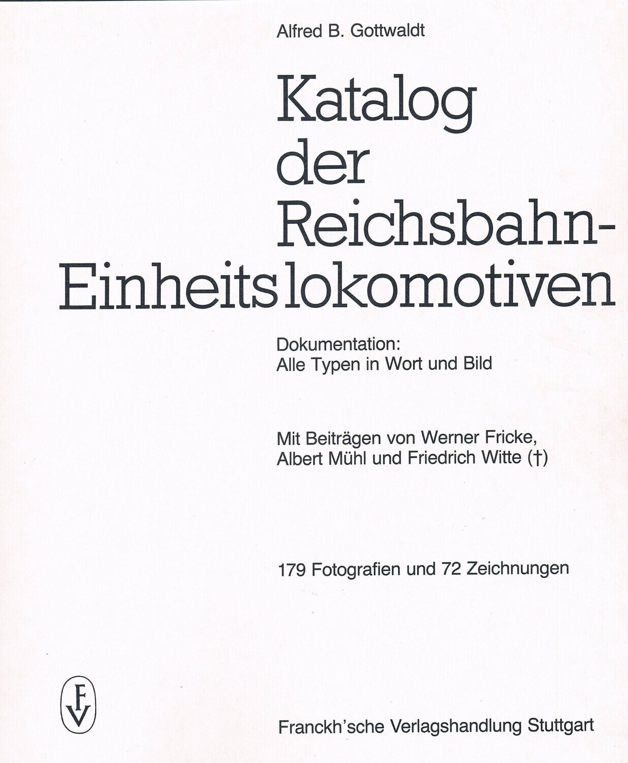 Katalog der Reichsbahn-Einheitslokomotiven