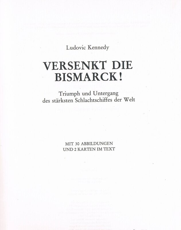 Versenkt die Bismarck !