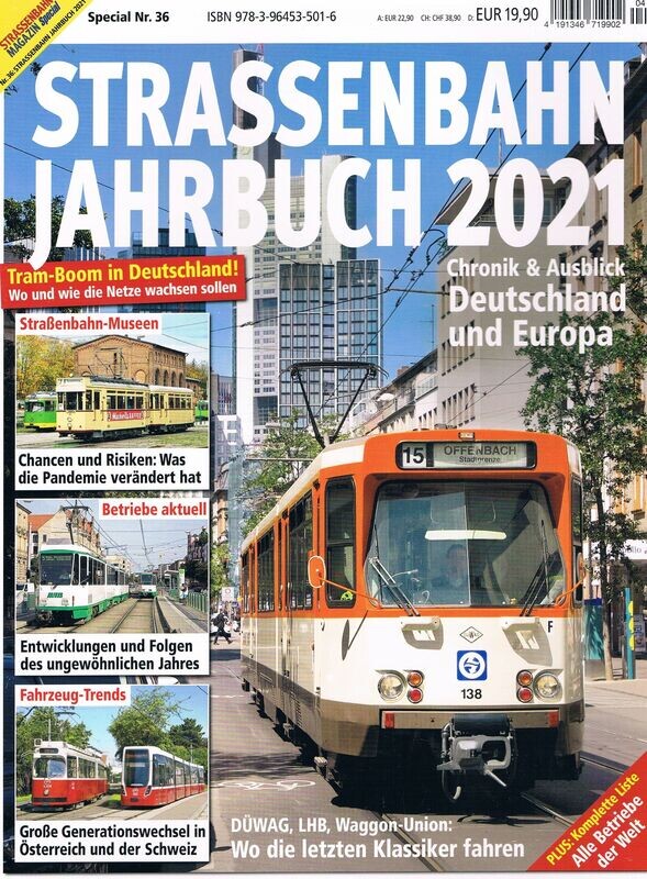 Straßenbahn Jahrbuch 2021