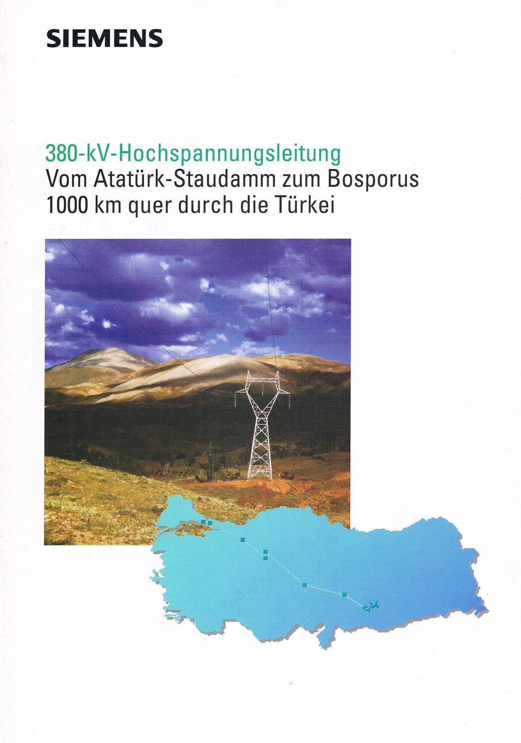 380-kV-Hochspannungsleitung