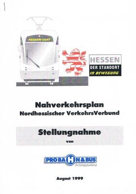 Nahverkehrsplan Nordhessischer VerkehrsVerbund - Stellungnahme