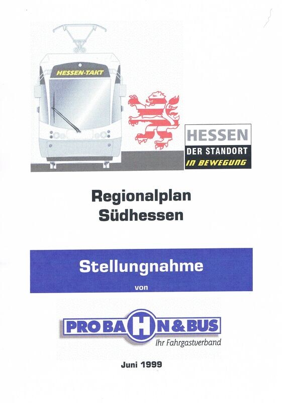 Regionalplan Südhessen - Stellungnahme