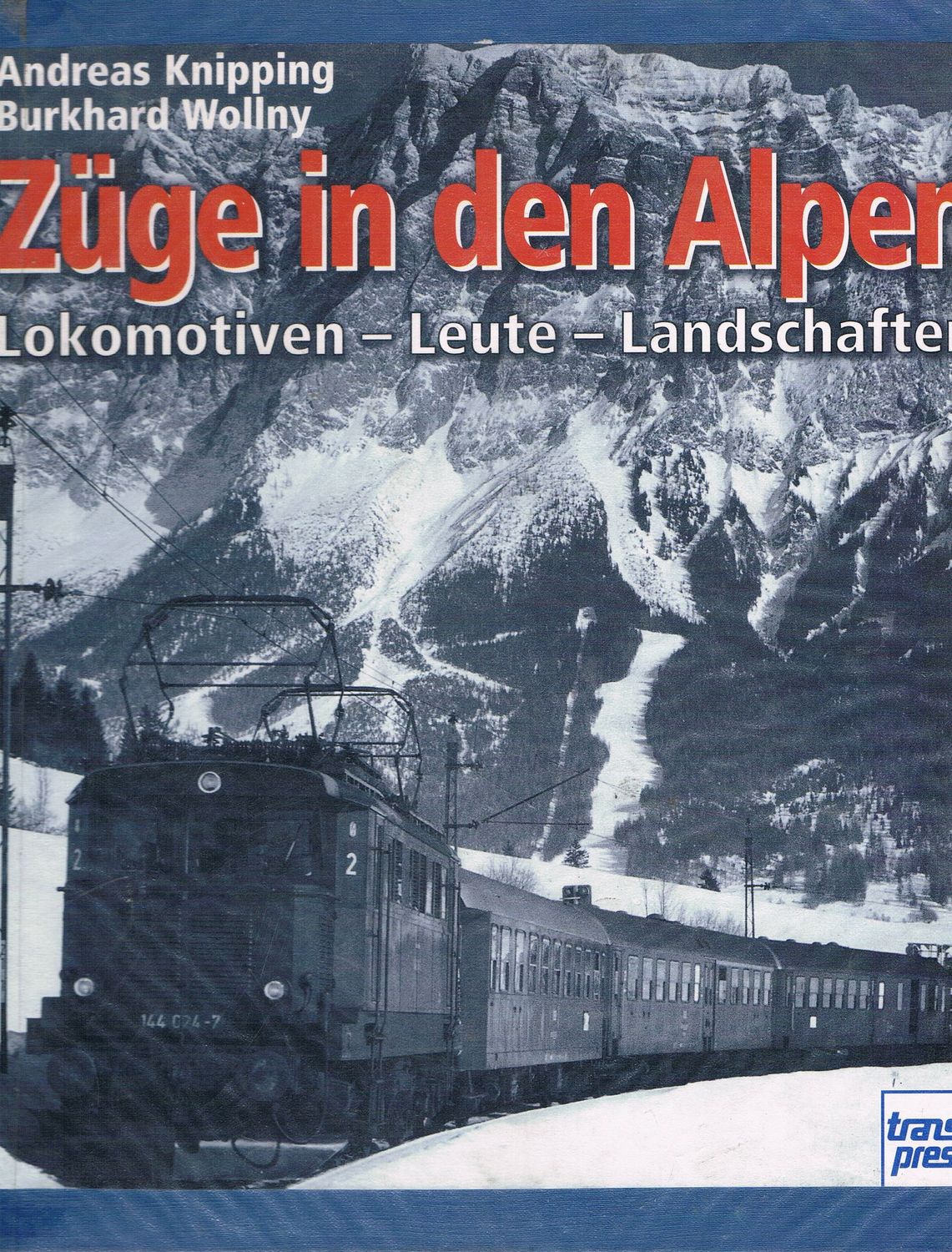 Züge in den Alpen