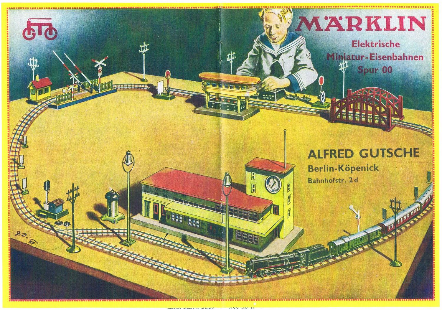 Märklin Katalog Spur 00 1937