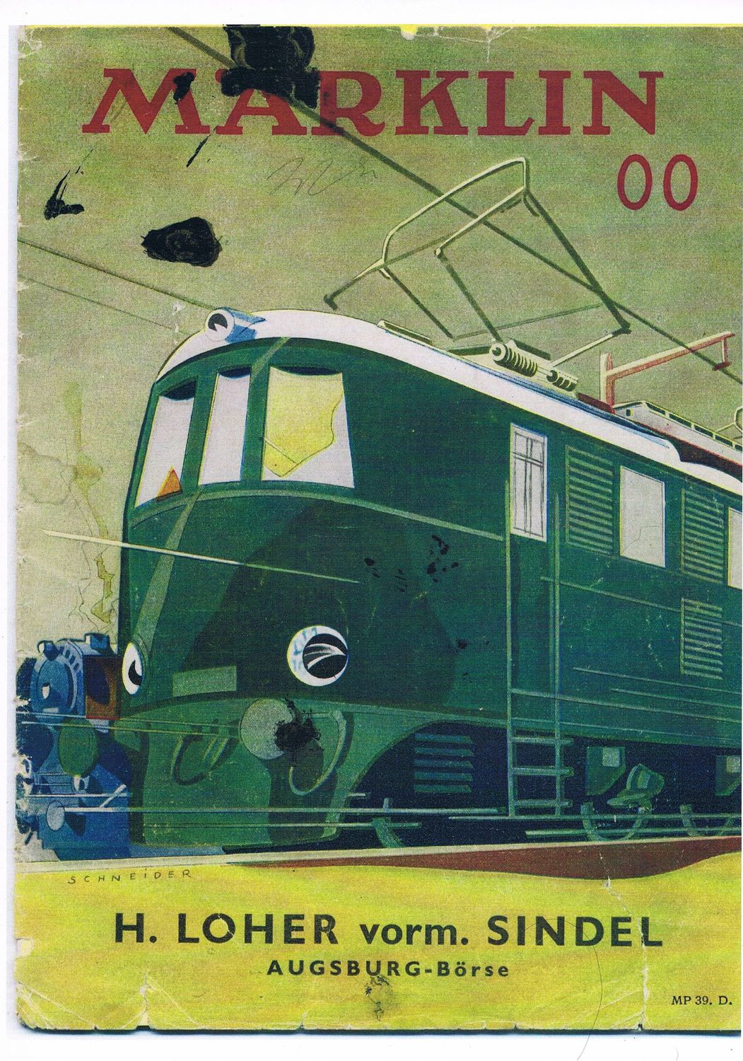 Märklin Katalog Spur 00 1939