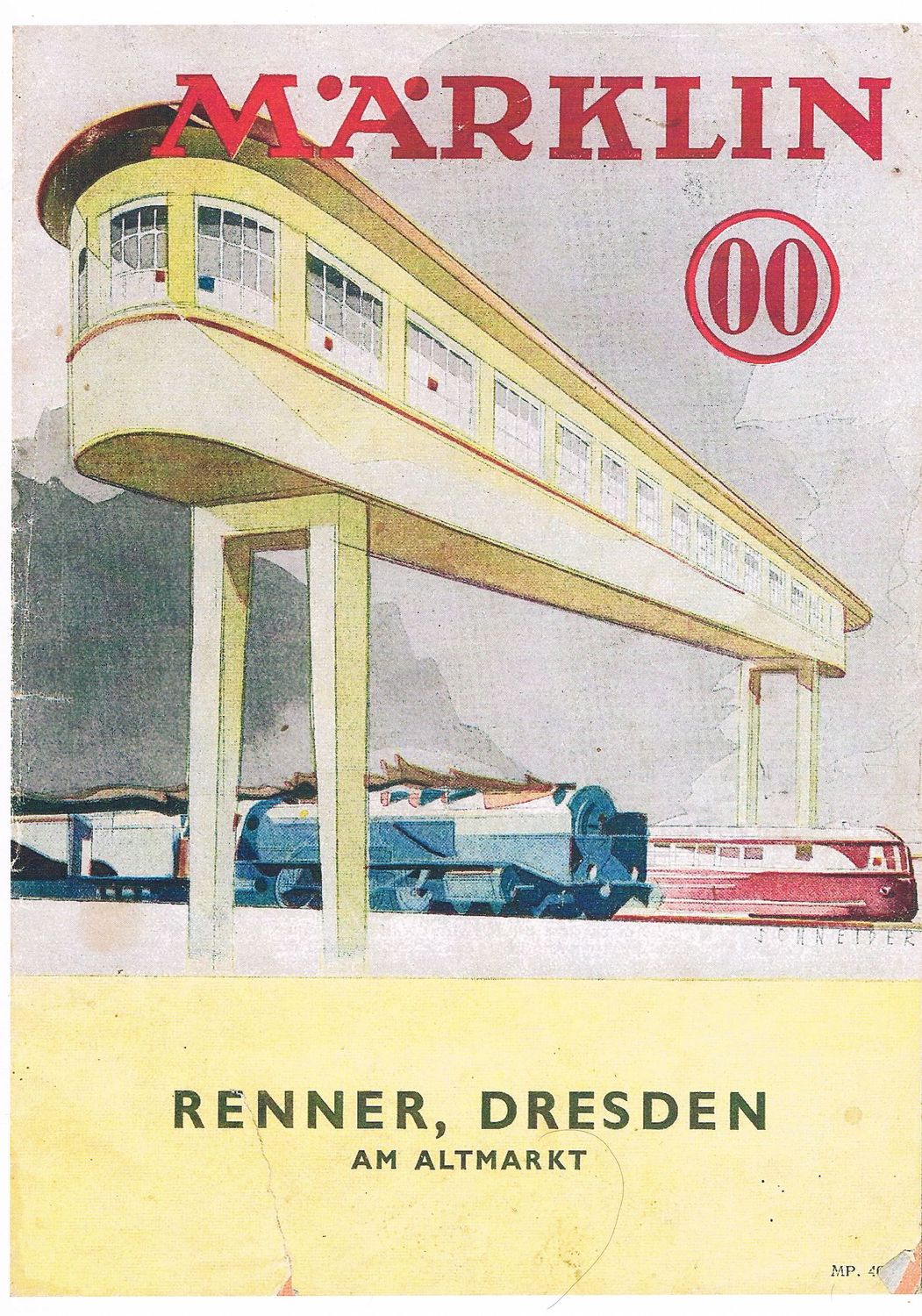 Märklin Katalog Spur 00 1940
