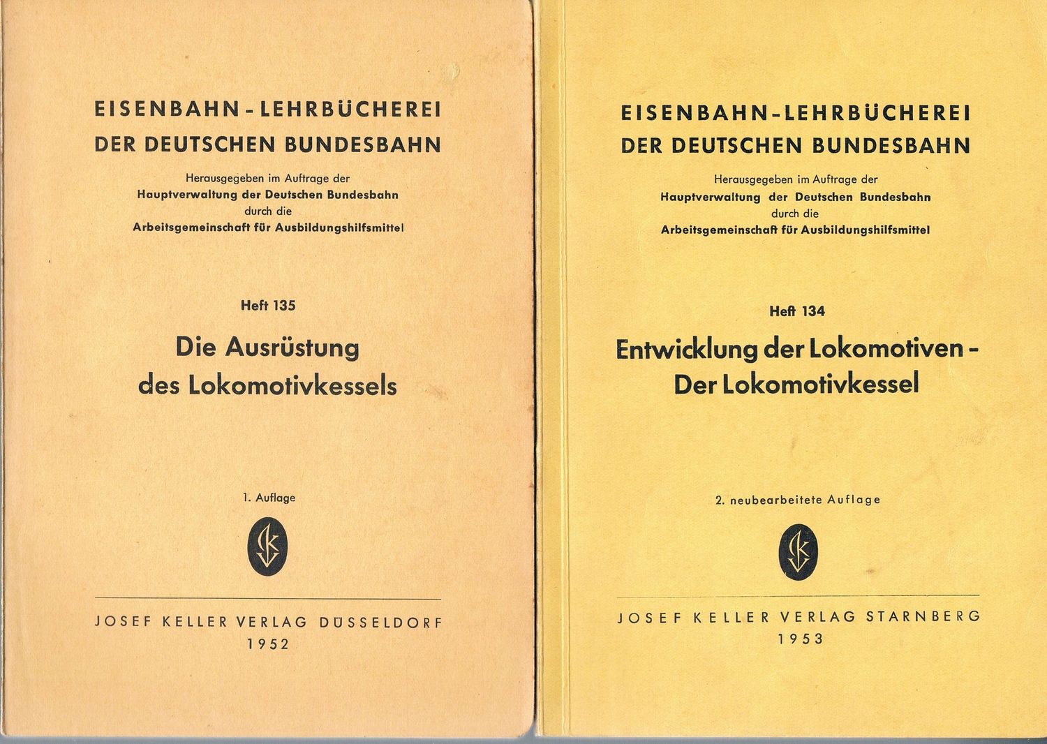 Eisenbahn-Lehrbücherei Heft 134 - 139