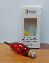 Ampoule flamme, la pièce