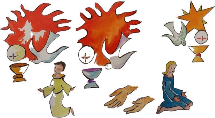 Bougies de communion