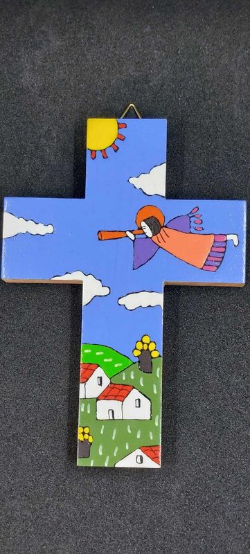Croix bois cadeau Enfant