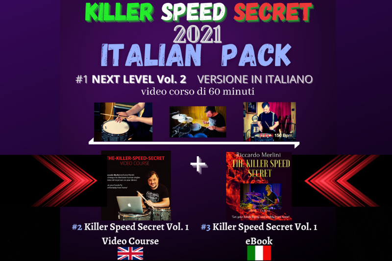 ITALIAN PACK 2 VIDEO + eBOOK 
(Save 12€)