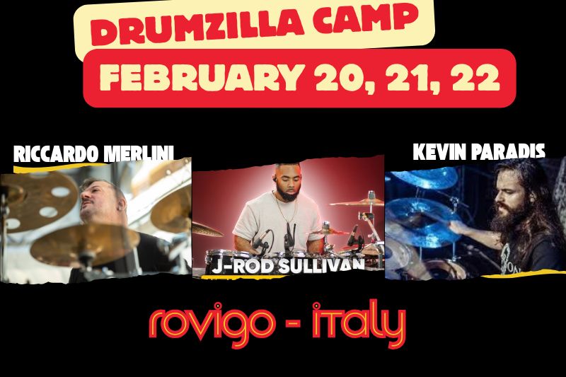 DRUMZILLA 2026 EDITION | FEBRUARY 20 - 21 - 22 | ROVIGO | ITALY