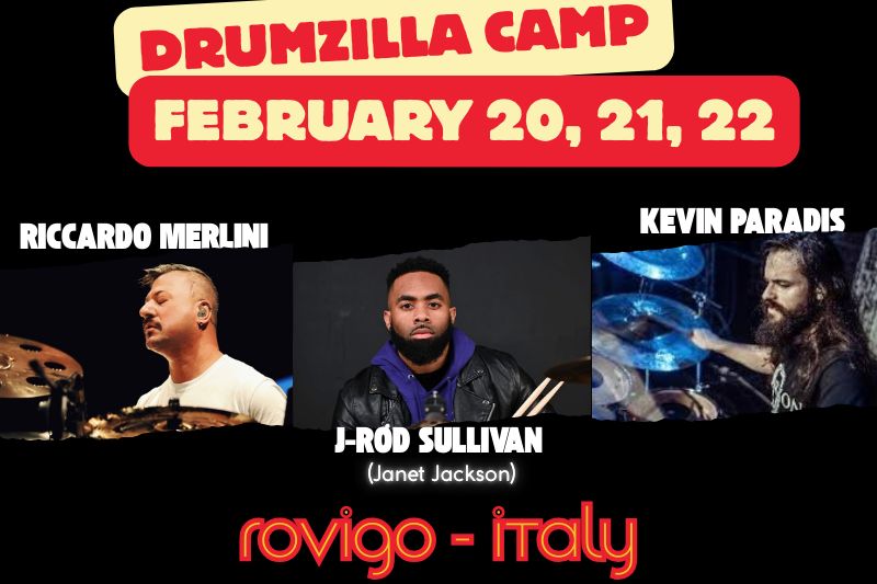 DRUMZILLA 2026 EDITION | FEBRUARY 20 - 21 - 22 | ROVIGO | ITALY