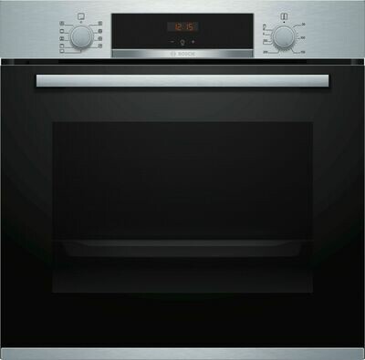 BOSCH HBS534BS0B Serie 4 built-in single oven, stainless steel