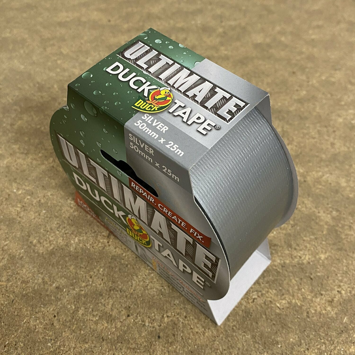 ULTIMATE DUCK TAPE 50mm x 25mtr., various colours, Please choose colour:: silver