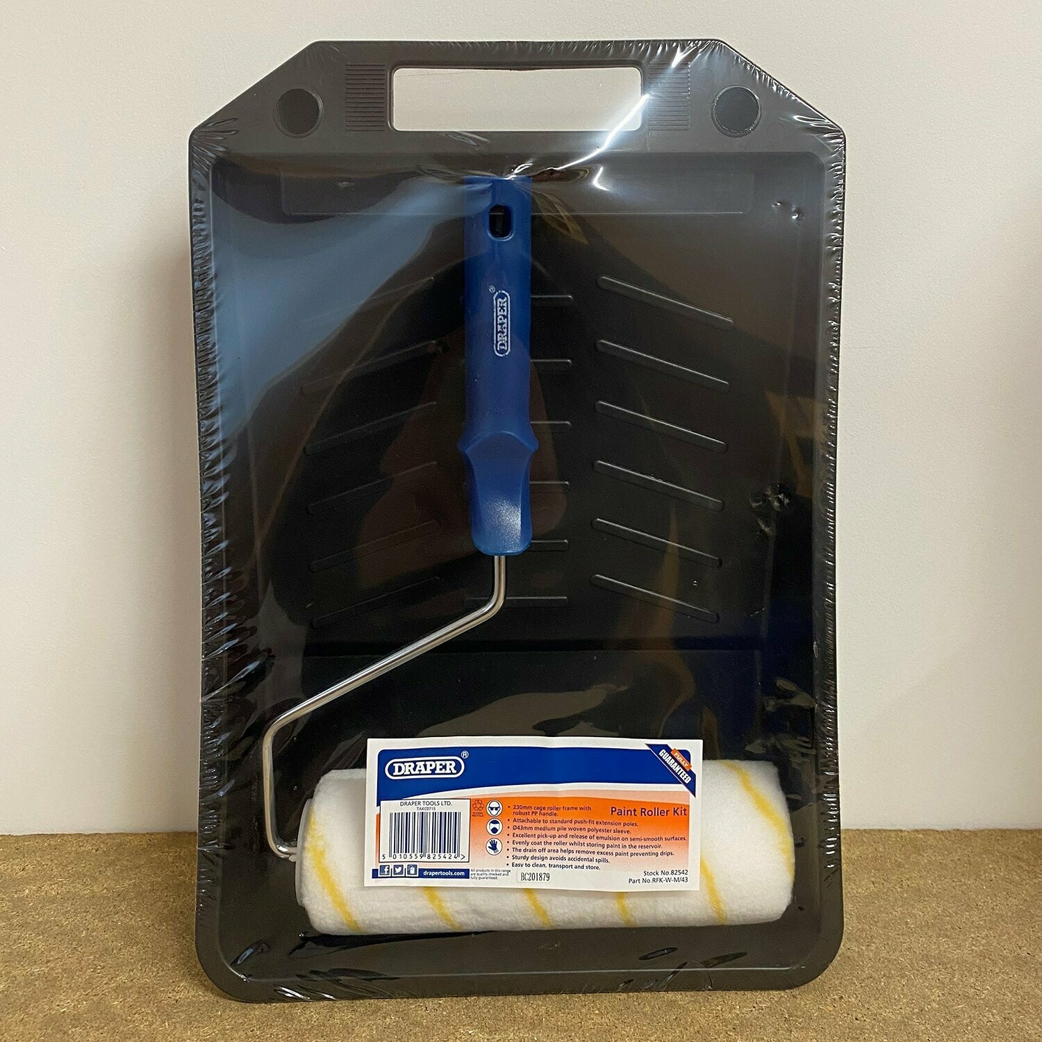 DRAPER 82542 230mm Paint Roller Kit