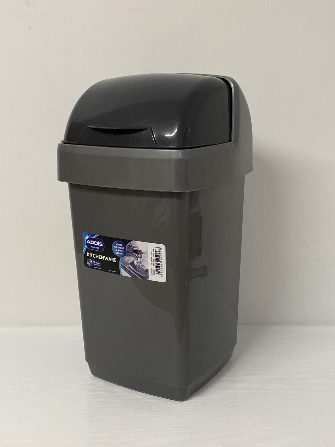 Addis Bin Roll Top Metalic 10lt