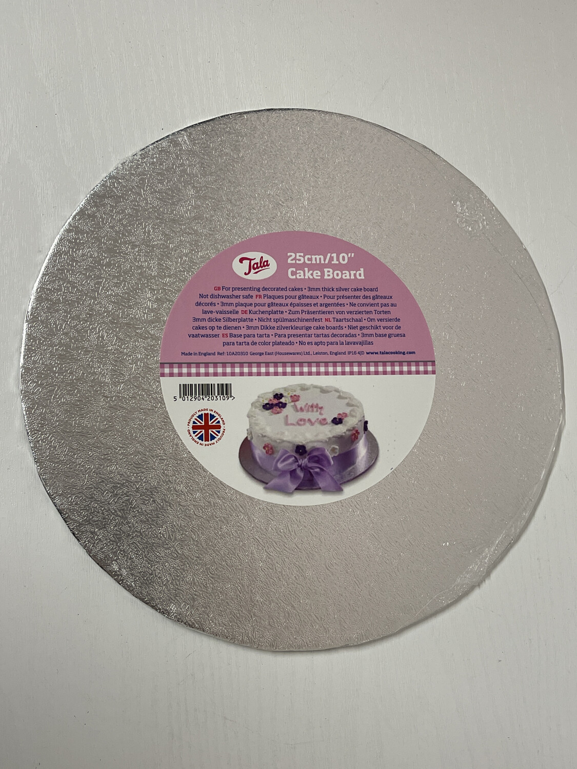 Tala Cake Board Round 25cm/10in