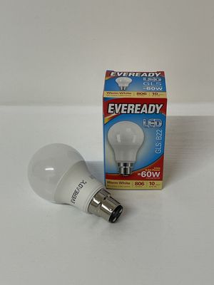 Eveready GLS Led 60w Lamp BC Warm White