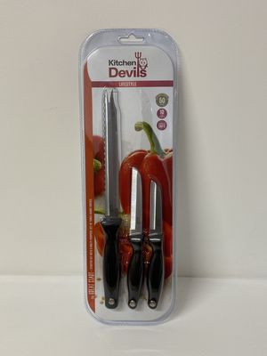 Kitchen Devils Kitchen Knife Set Pk3