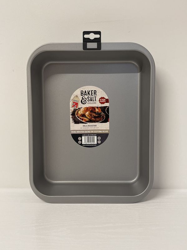 Baker And Salt Roaster Double Non Stick 36 x 28 x 6cm