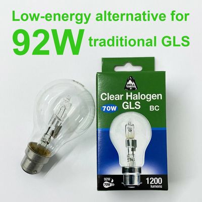 BELL Clear Energy-saving Halogen Light Bulb 70W Bajonet BC-B22