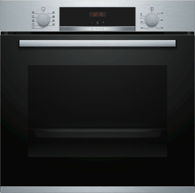 BOSCH HBS534BS0B Serie 4 built-in single oven, stainless steel