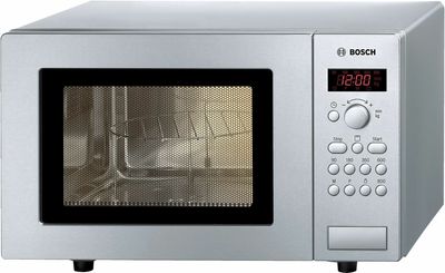 BOSCH HMT75G451B Serie 2 freestanding microwave 800W with grill function, silver