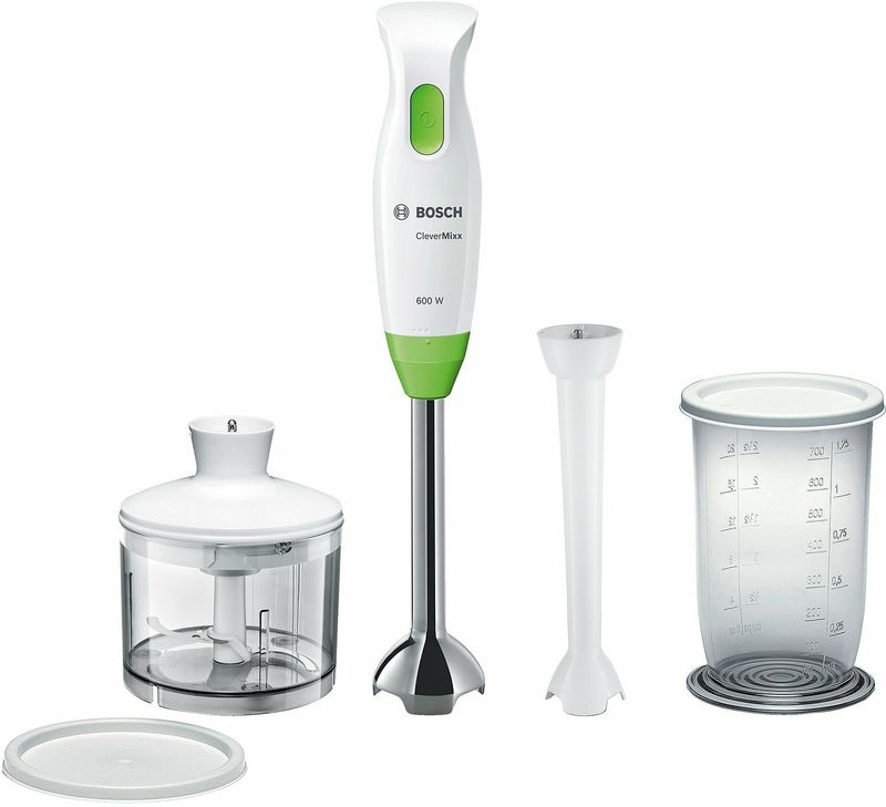 BOSCH MSM2623GGB Hand Blender CleverMixx "Dip & Dressing" 600 W white/vivid green