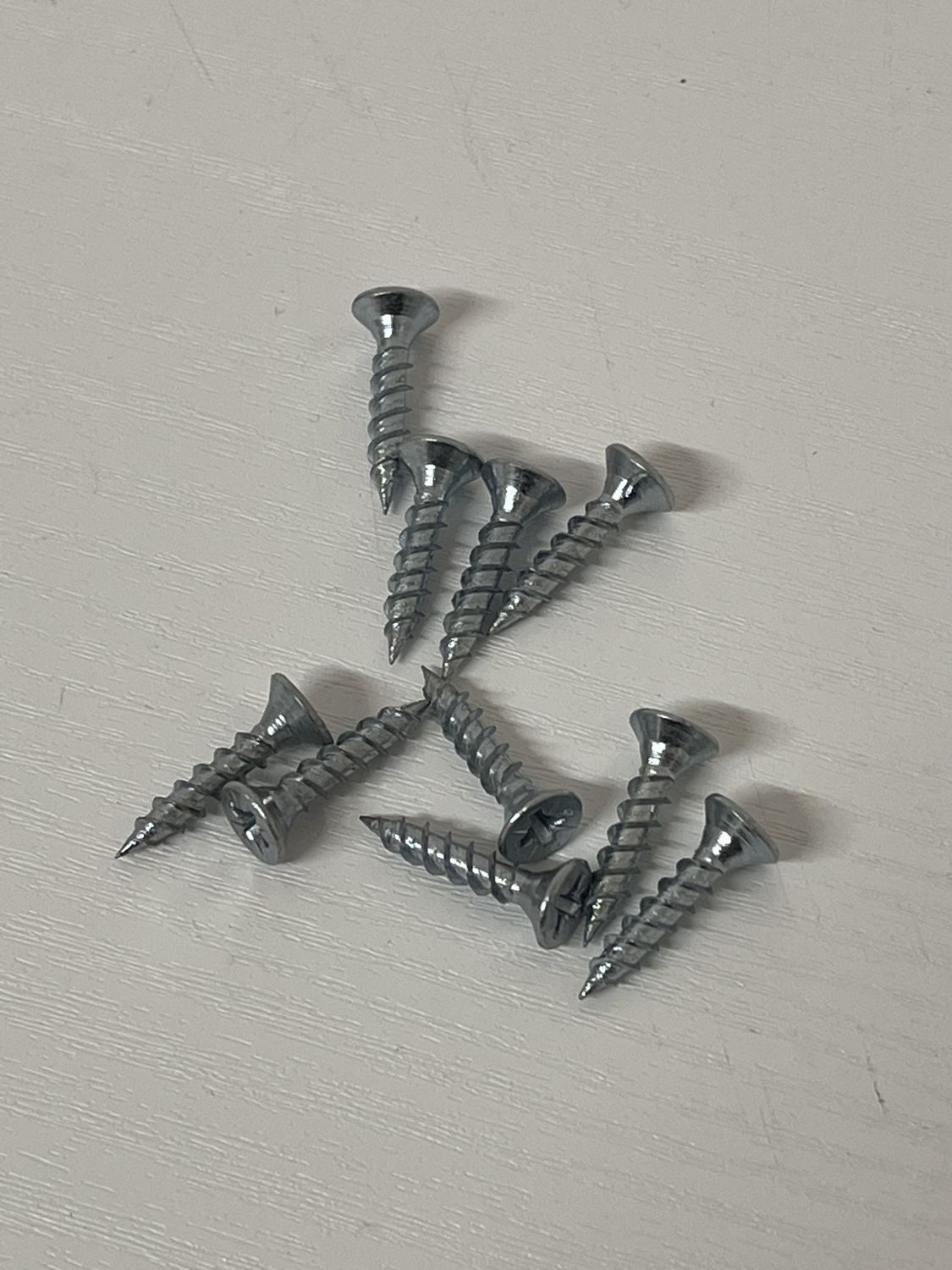 BZP Screws 8 x 7/8 in Csk Pk 10