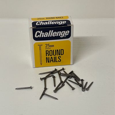 Challenge Round Nails 25mm 225gm