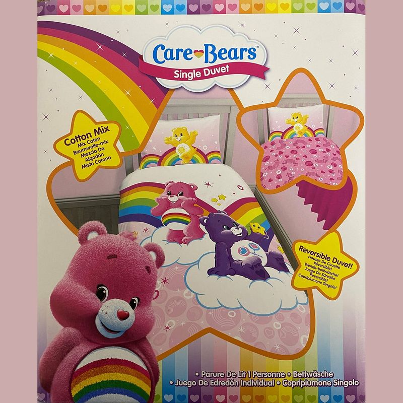 Children's single duvet set "Care Bears", reversible