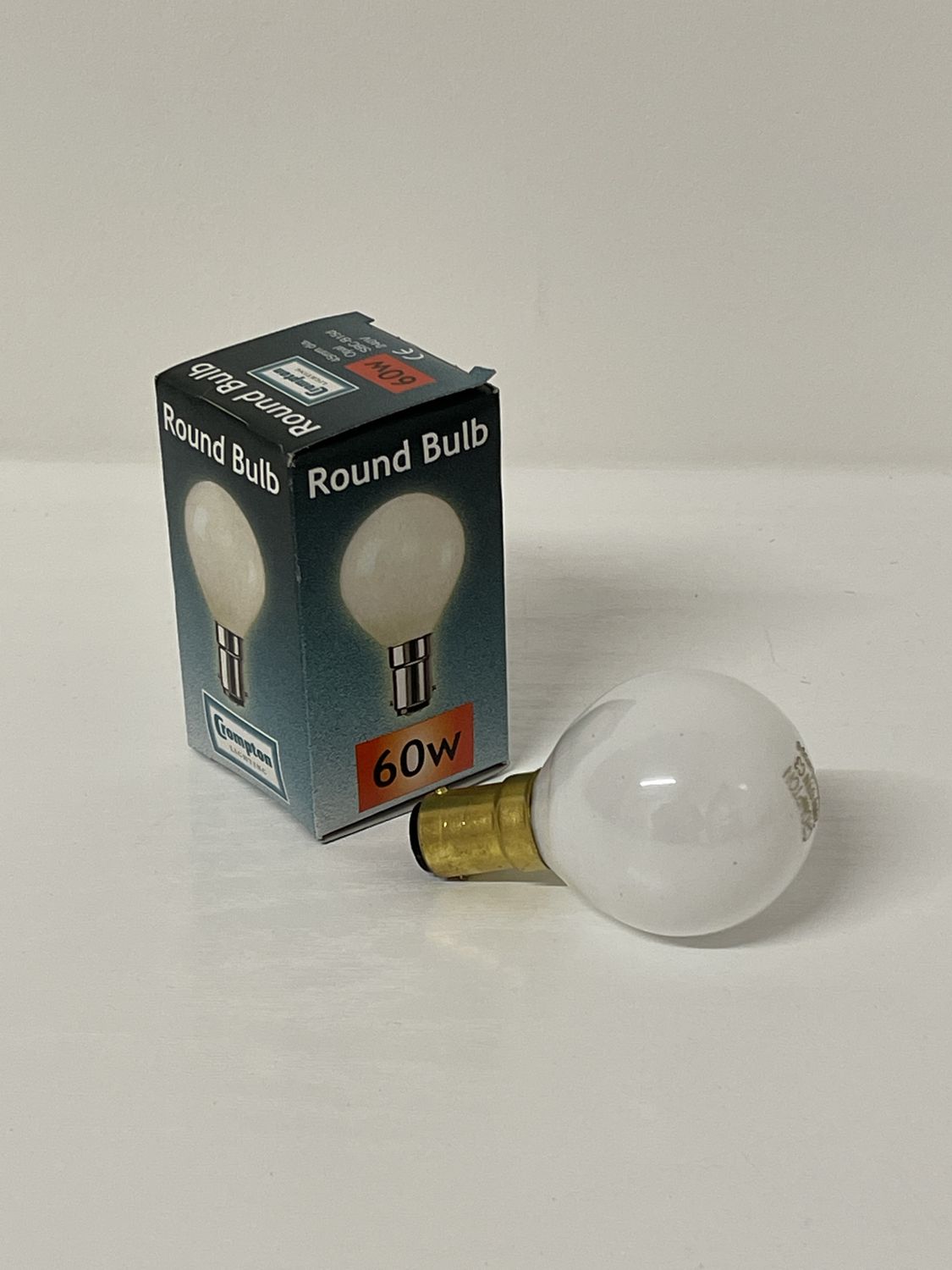 Crompton Round Bulb 60w Small Bayonet  Opal