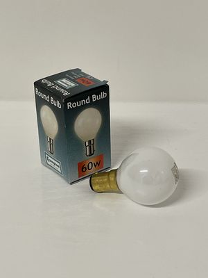 Crompton Round Bulb 60w Small Bayonet Opal