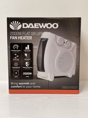 Daewoo Fan Heater Flat or Upright 2000w