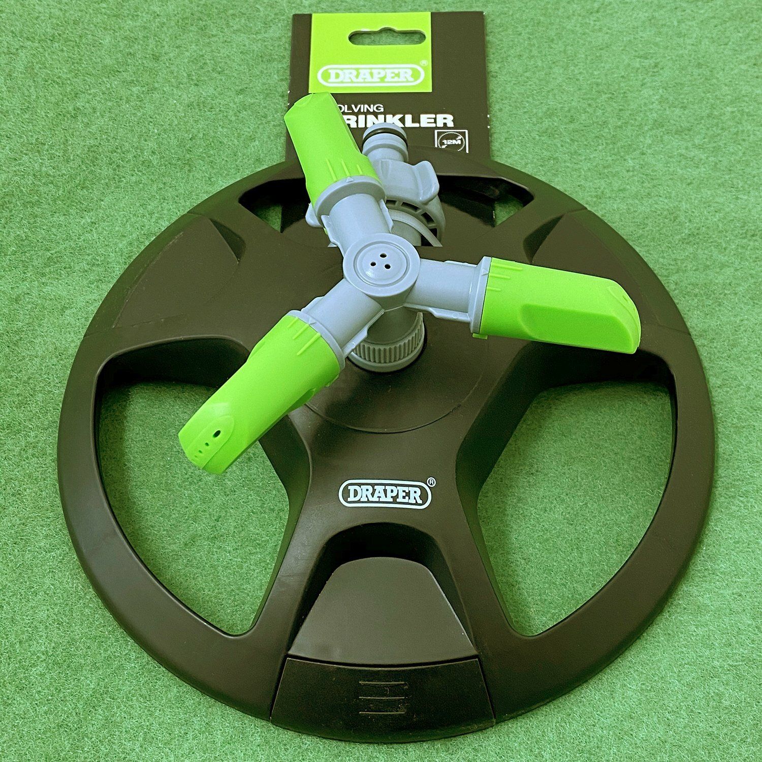 DRAPER 27757 Revolving 3-Arm Sprinkler