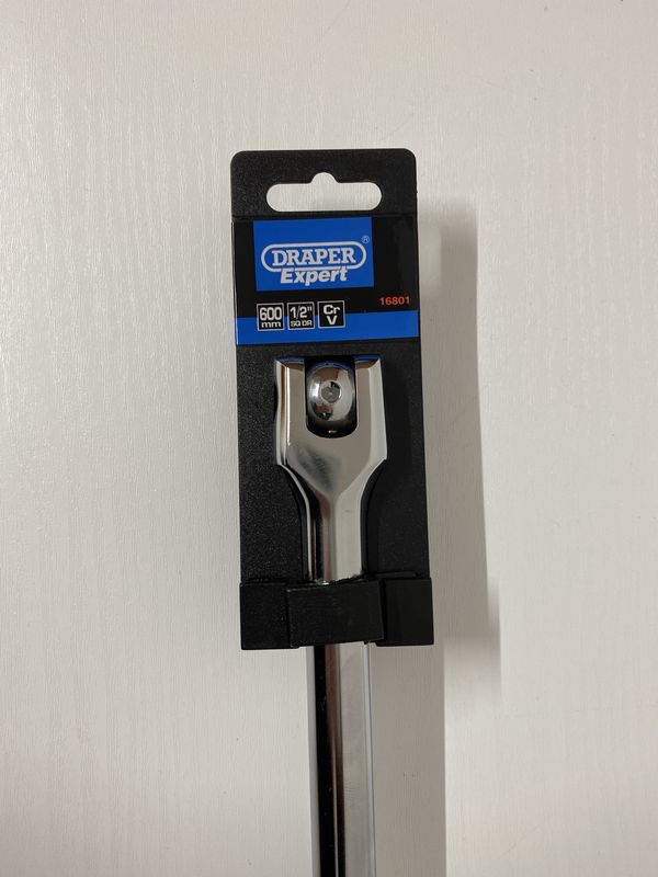 Draper Extension Flexible 1/2 Dr 600mm