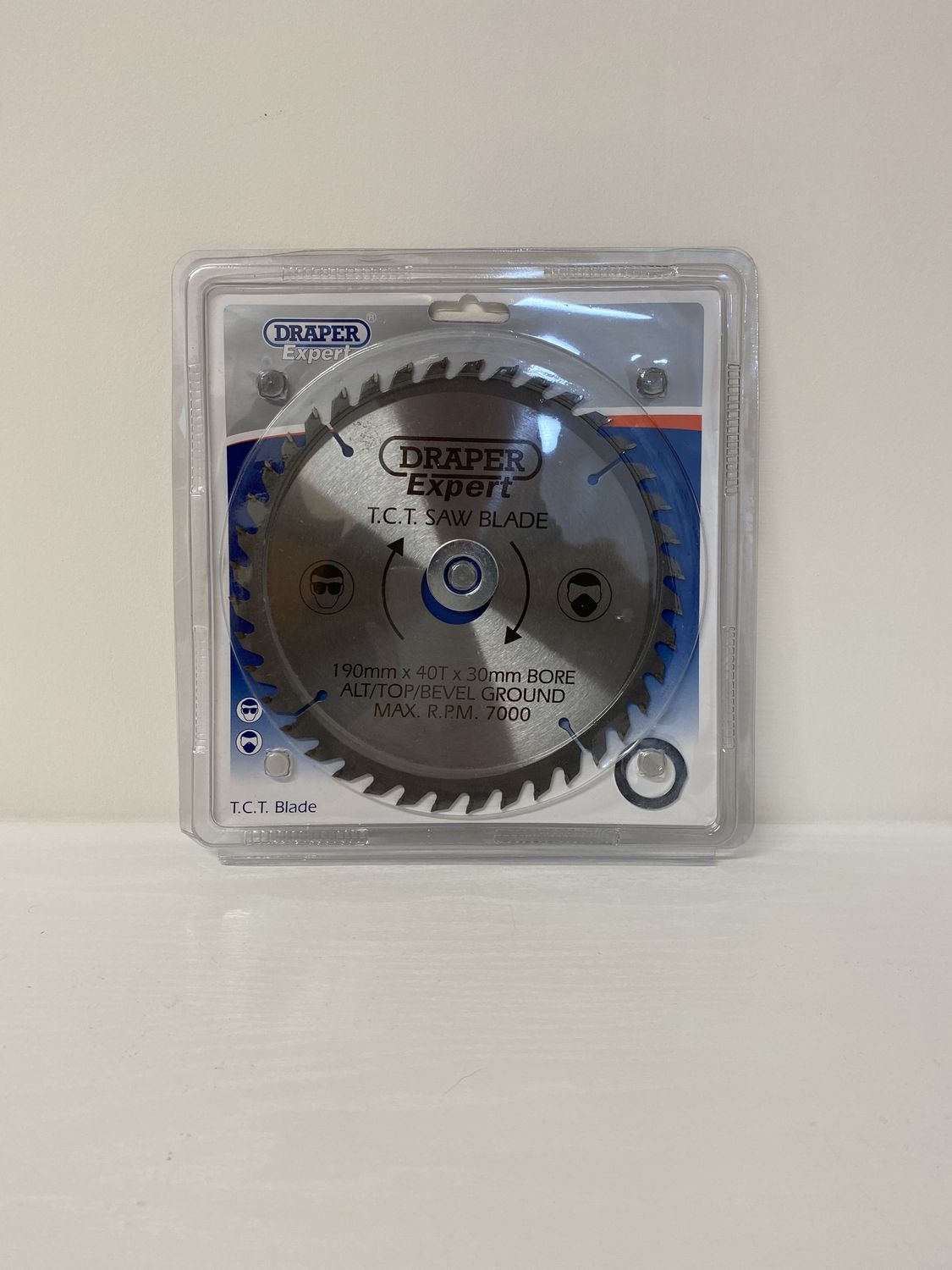 Draper Saw Blade 190mm x 40 teeth Bore 30mm