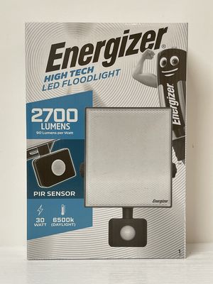 Energizer Led Flood Light + Pir Sensor 30W