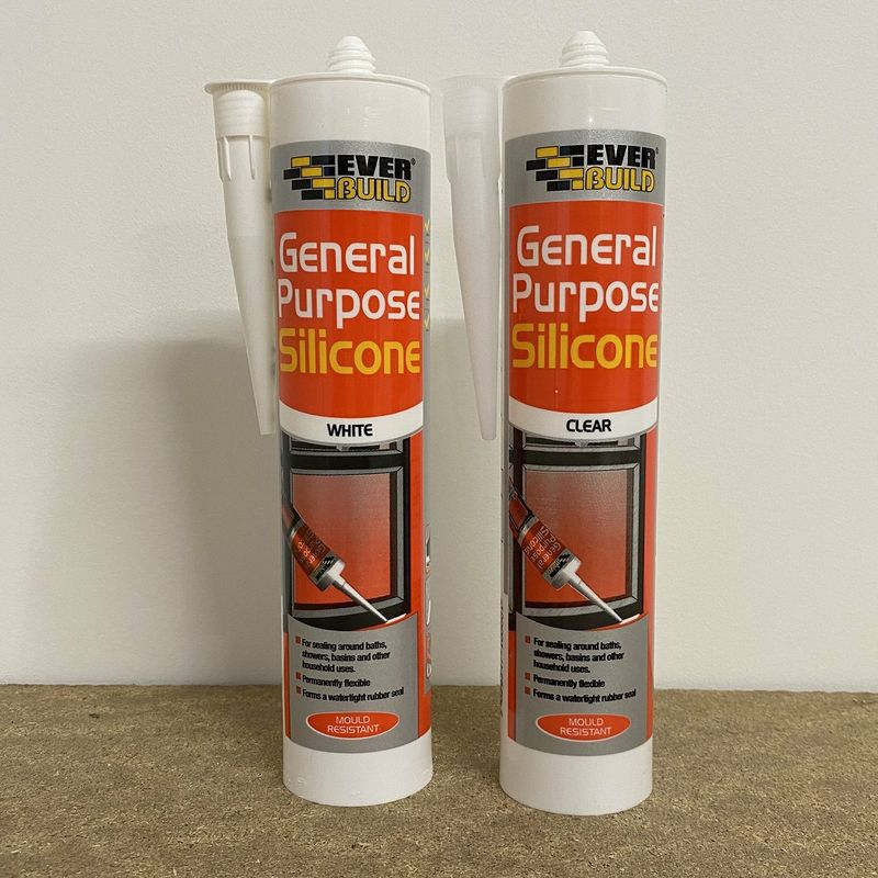 EVERBUILD General Purpose Silicone, 280ml, various colours