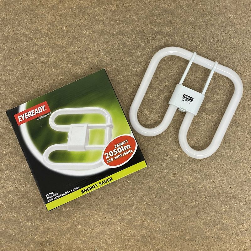 EVEREADY 28w 2D Low Energy Lamp 2-Pin GR8