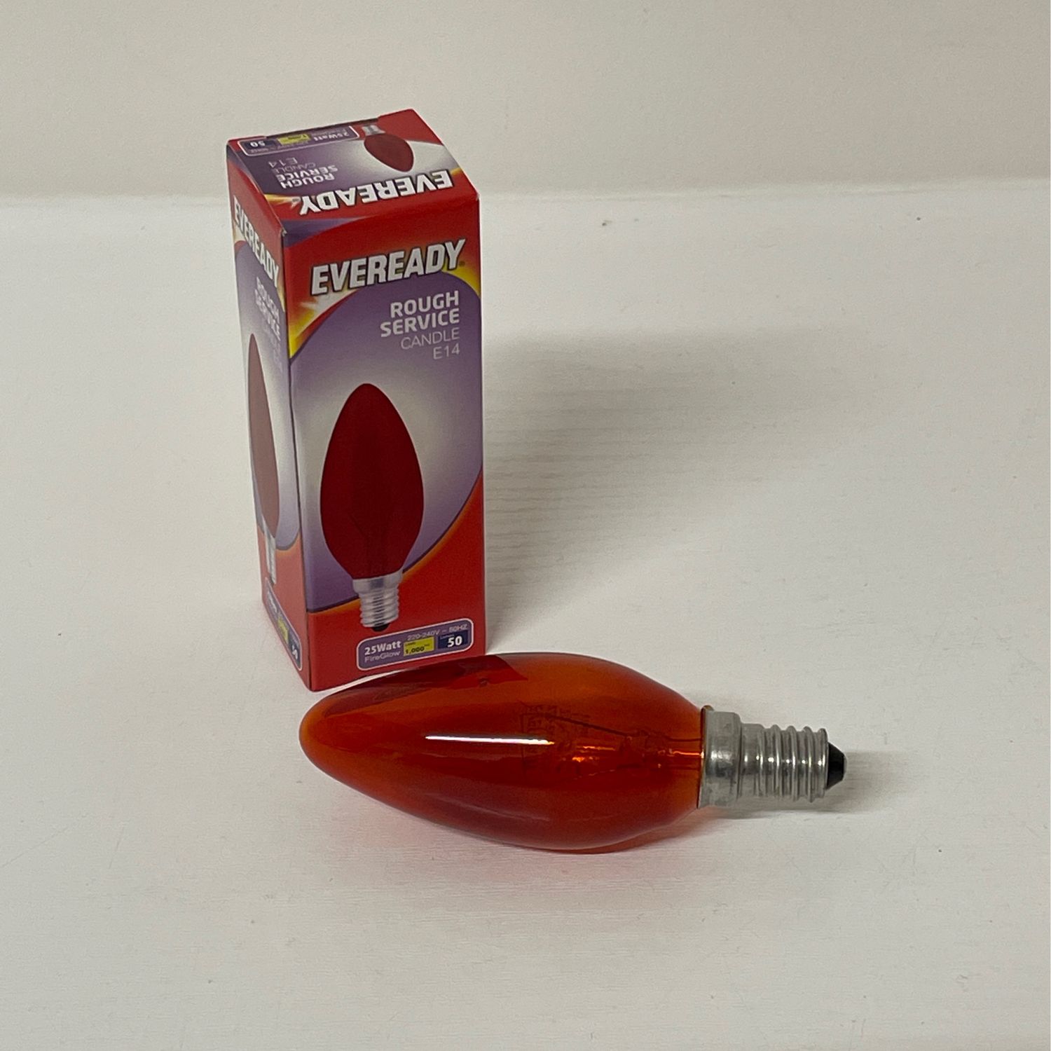 Eveready Fire Glow Candle Lamp SES 25w