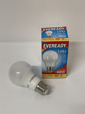 Eveready GLS Led 60w Lamp ES Warm White