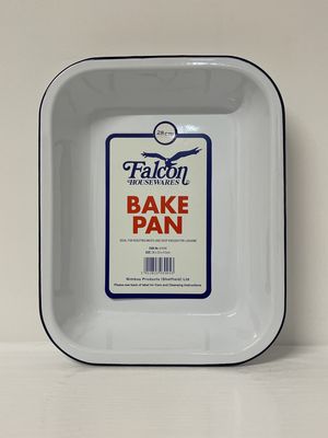 Falcon Enamel Bake Pan Roaster 28 x 23 x 4.5mm
