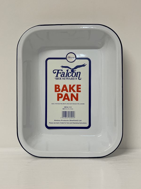 Falcon Enamel Bake Pan Roaster 28 x 23 x 4.5mm