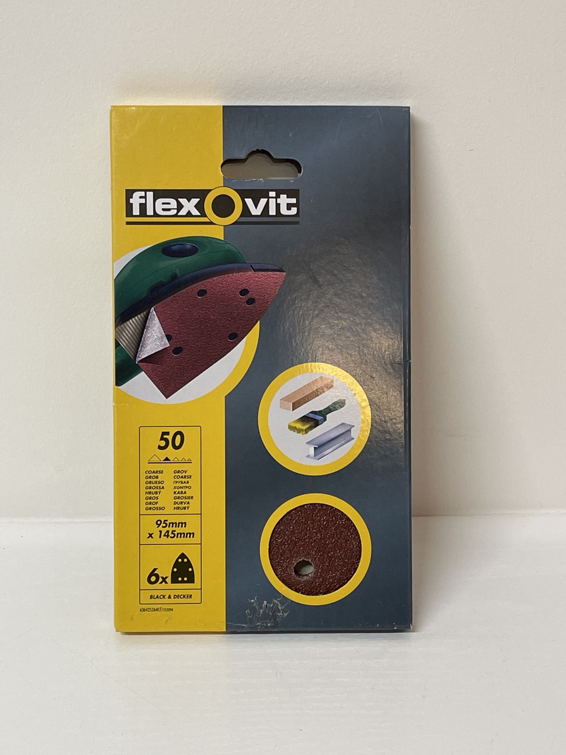 Flexovit Detail Sanding Sheets 95 x 145mm 50G